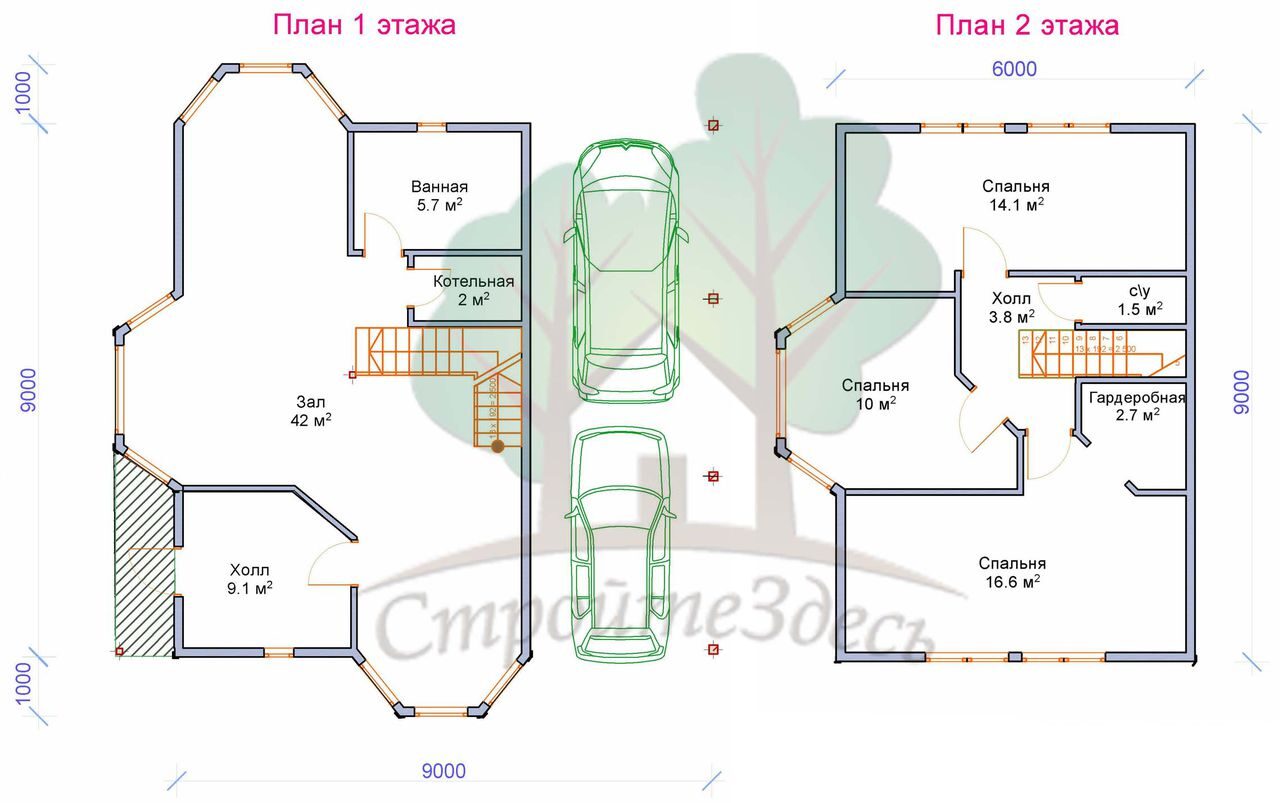 Проект каркасного дома 